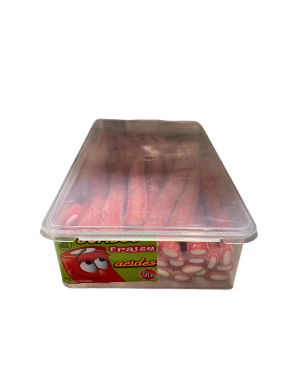 Bonbons jumbos fraise acides